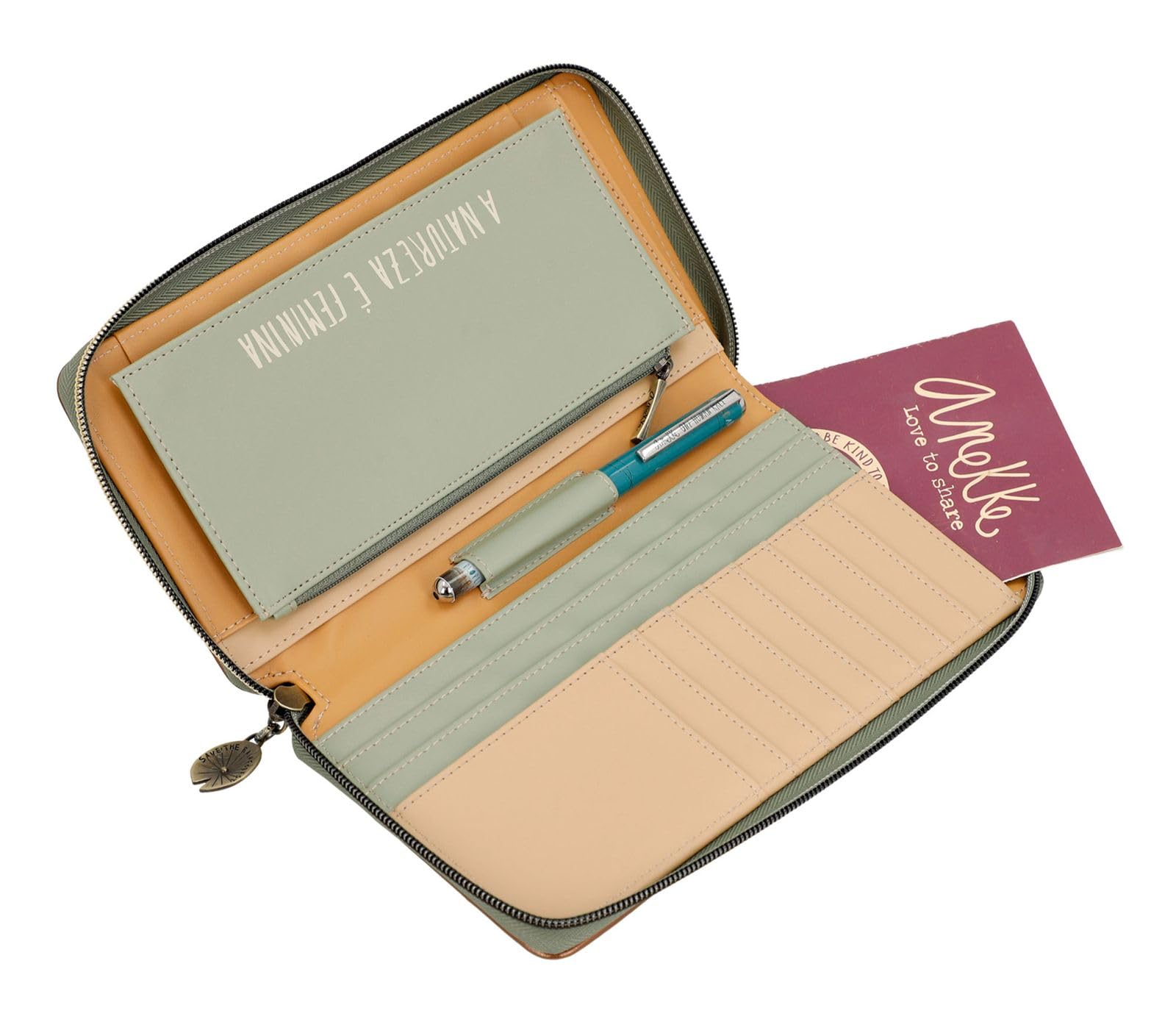 Anekke Amazonia Portafoglio Passport XXL Multicolor
