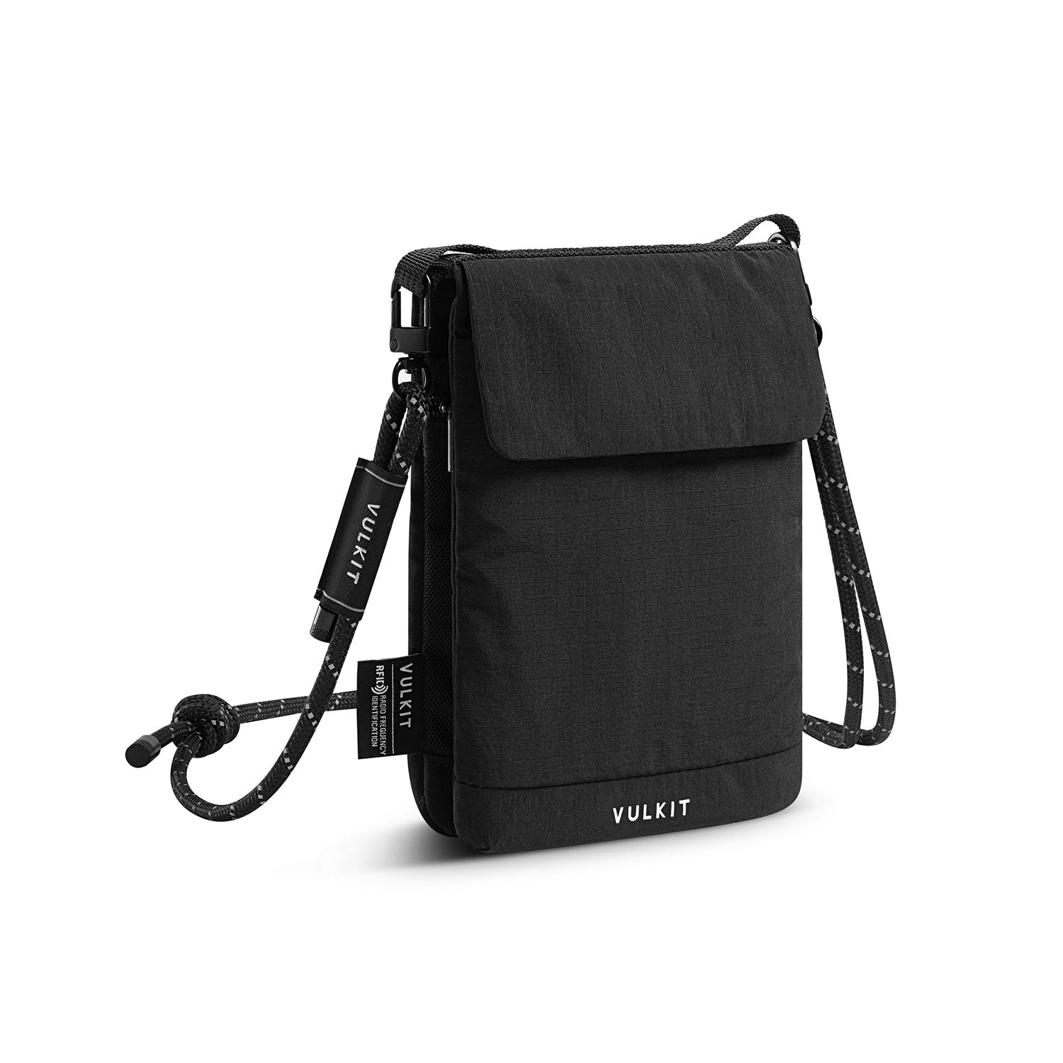 VULKIT Bags VB108 custodia telefono nero RFID leggera