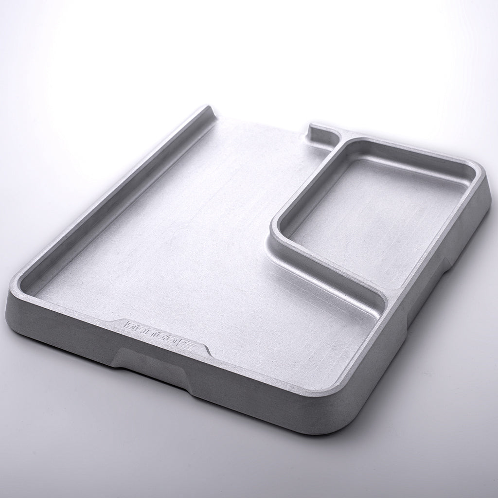 Dango Side Tray svuotatasche alluminio 2 scomparti