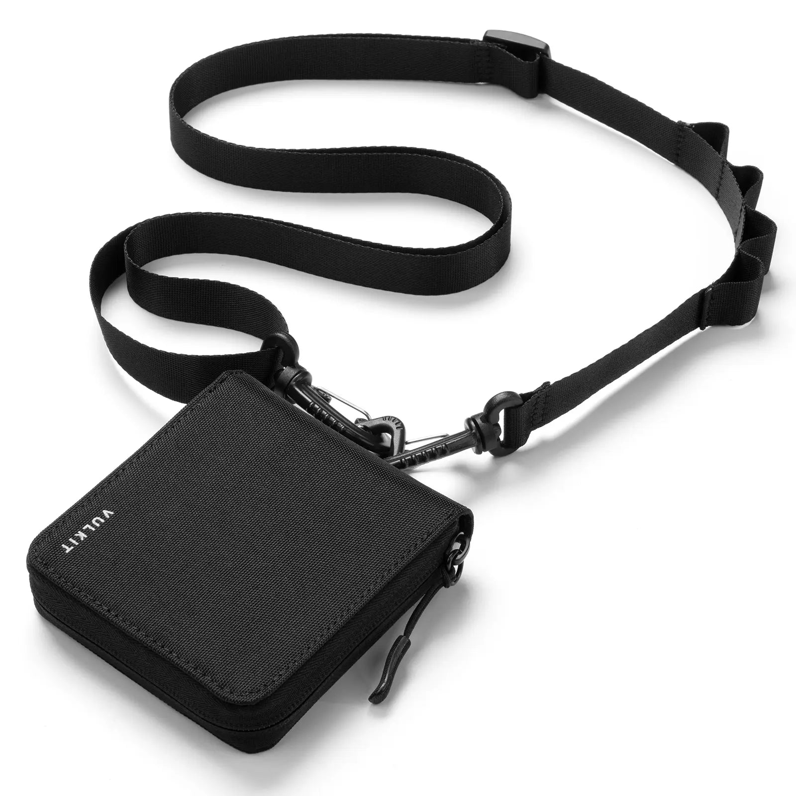 VULKIT ID Card Holders VW118 portabadge collo nero RFID 12 carte