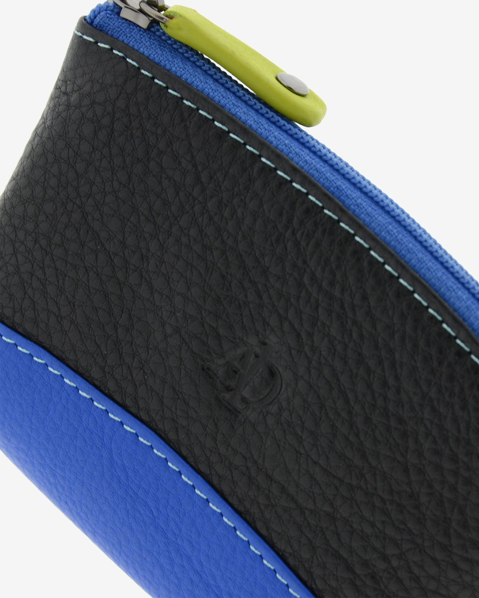 Adapell 8014-C portamonete piccolo nappa nero con anello chiavi