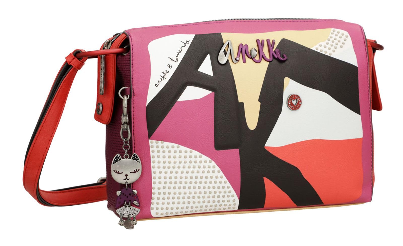 Anekke Fashion borsa a tracolla rettangolare 28x22 cm