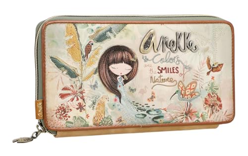 Anekke Amazonia Portafoglio Passport XXL Multicolor