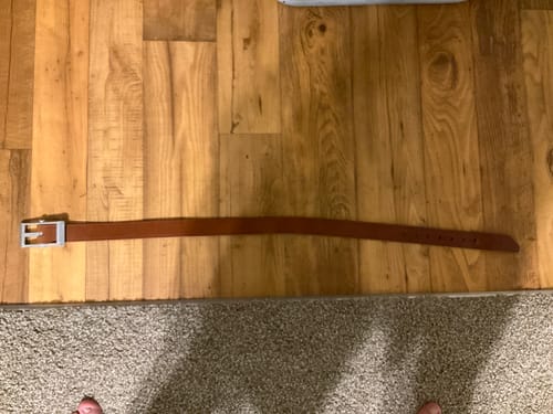 Dango Belts cintura uomo pelle Whiskey Brown taglia M